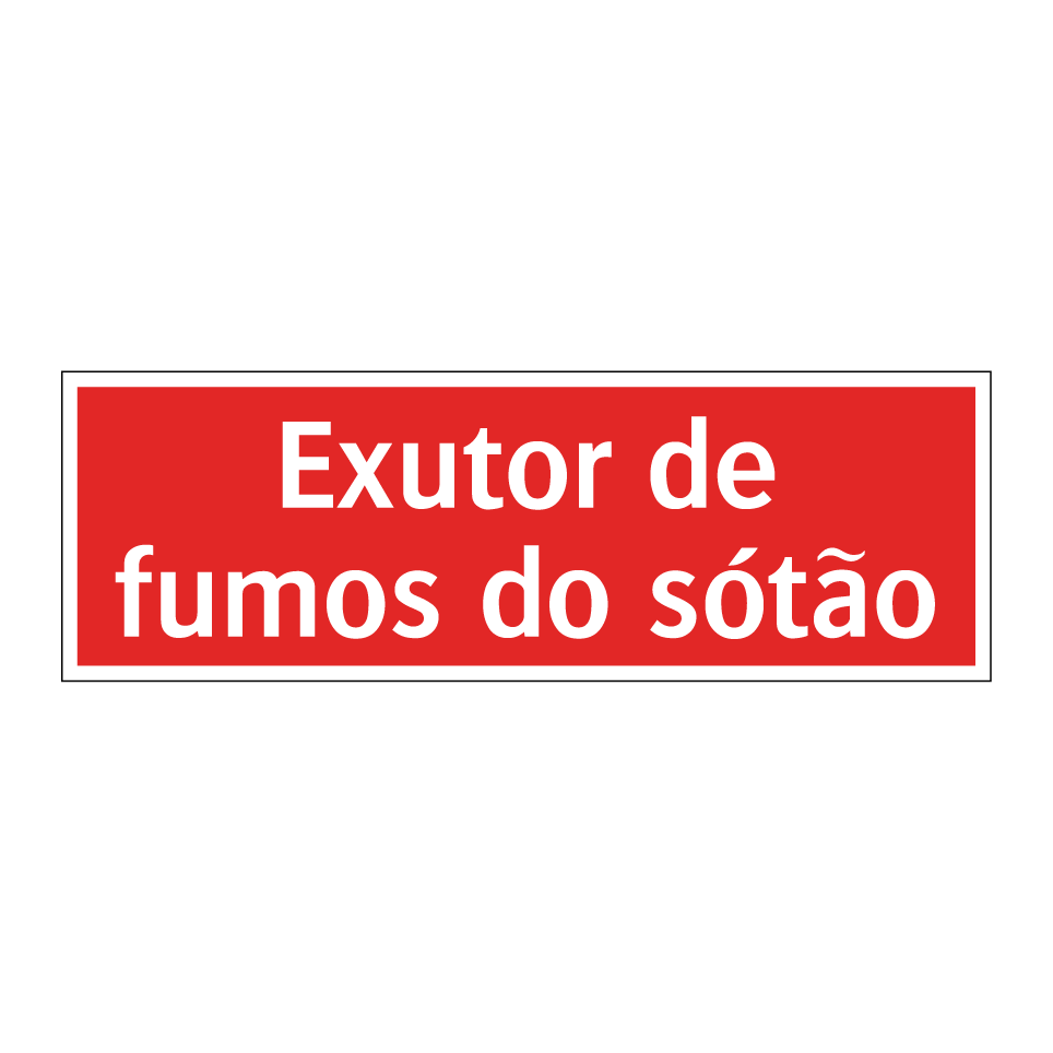 Exutor de fumos do sótão