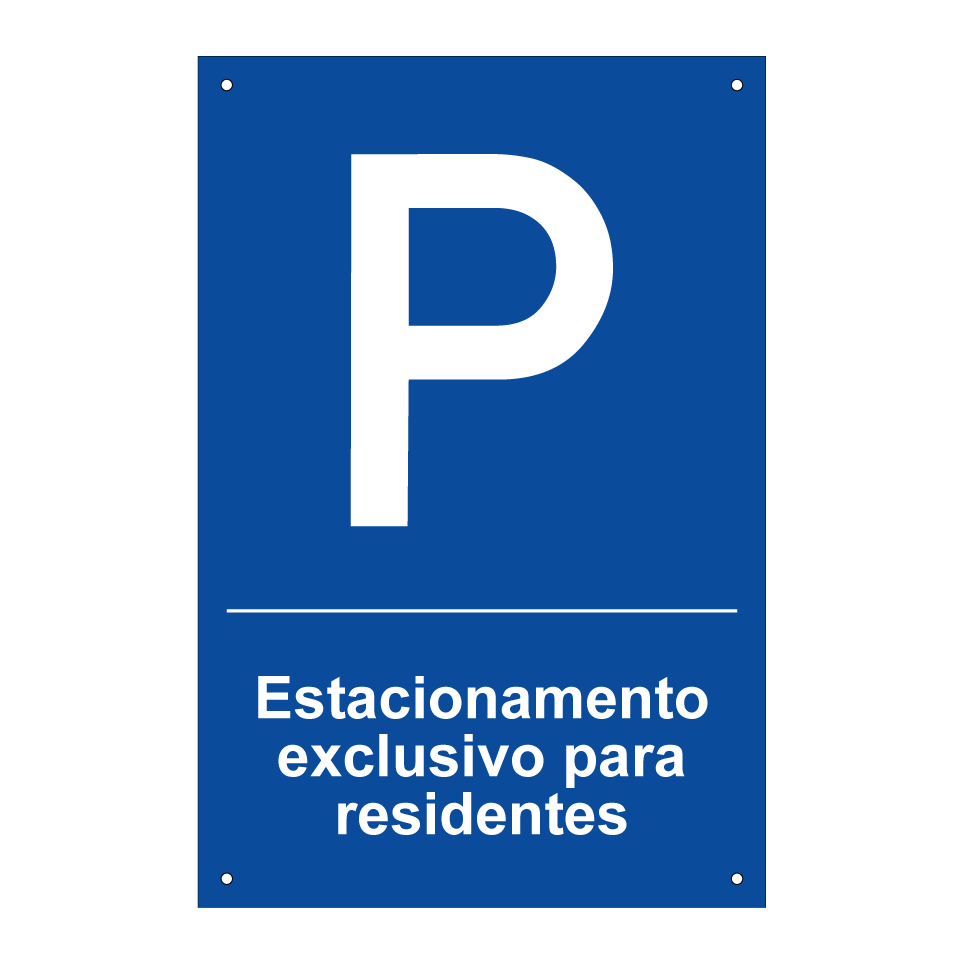 Estacionamento exclusivo para residentes