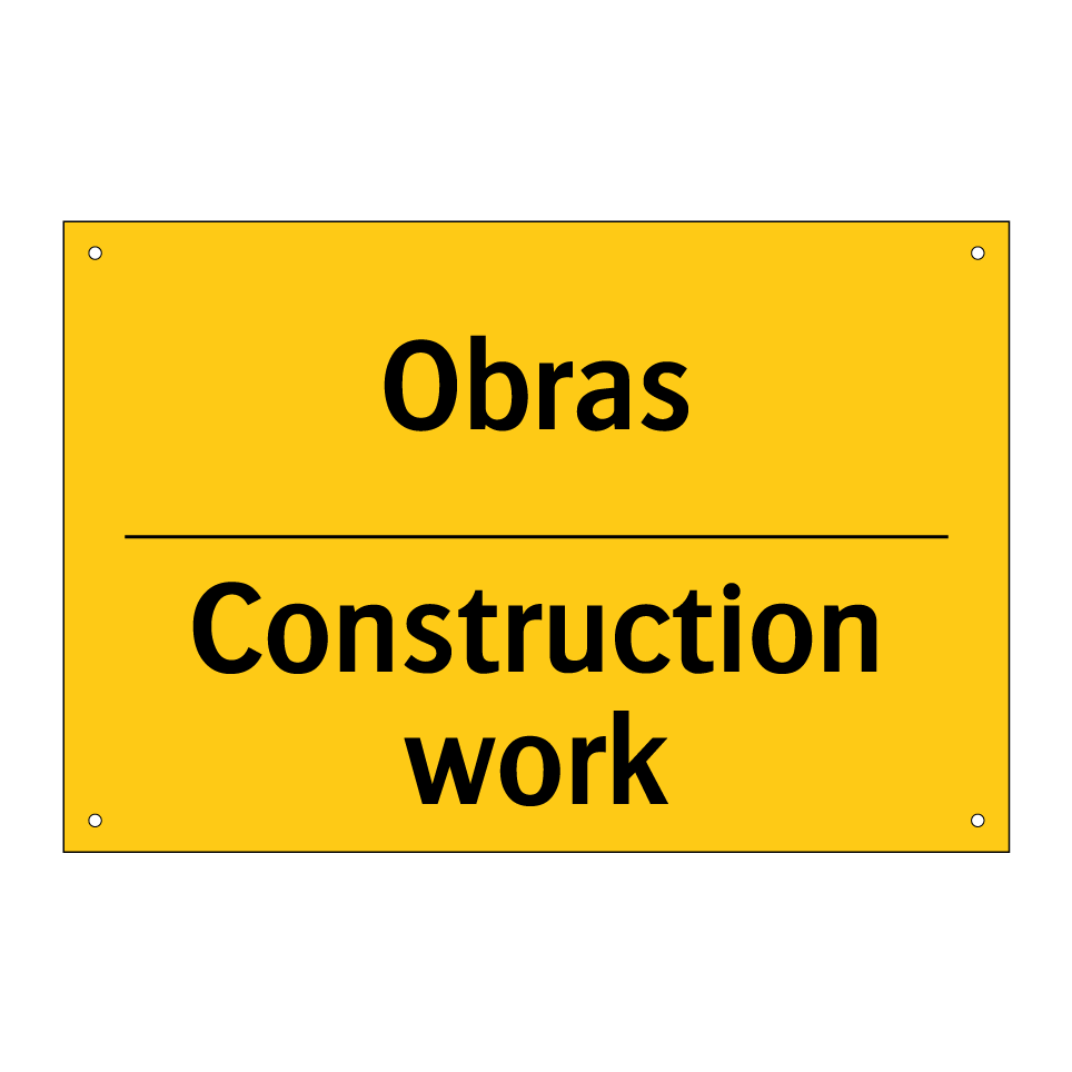 Obras - Construction work